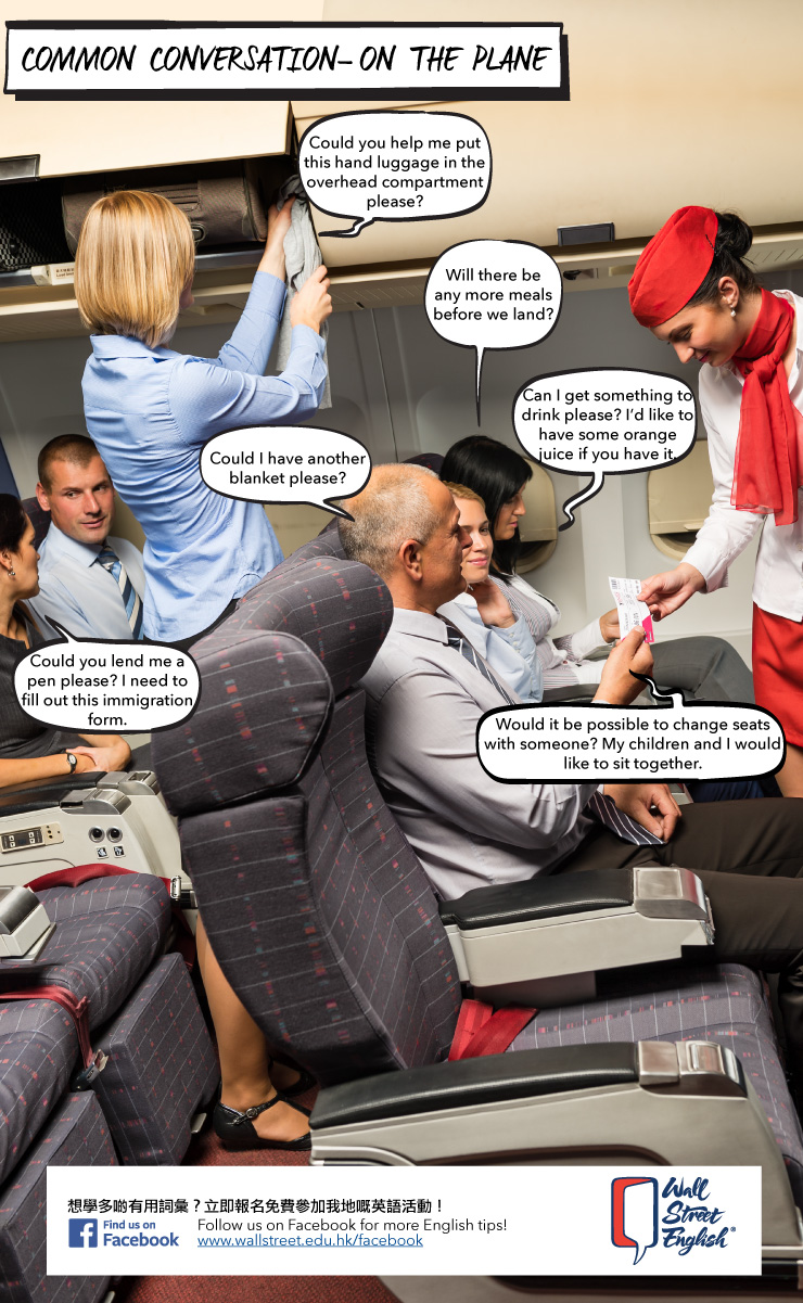 On the Plane – Common conversation