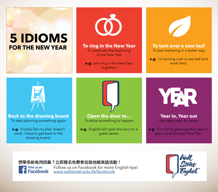 5 idioms for the New Year 