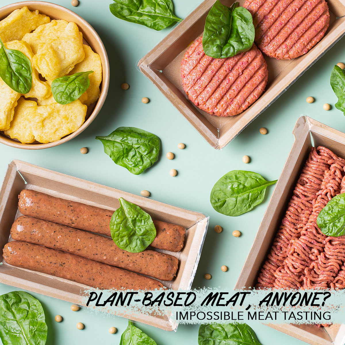 零失敗：新豬肉純素料理製作＋試食 Plant-based Meat, Anyone? Impossible Meat Tasting