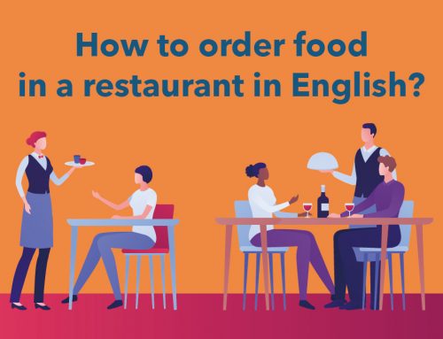 How to order food in a restaurant in English?